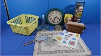 Vintage Matchbooks,Wall Clock, Coasters, Napkin