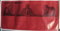 20"x 26" Vtg Totally Corrupt LP Poster As Shown