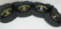 NWOT Four Veteran Ball Caps Pictured