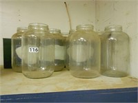 (11)  1 gal. Glass Jars