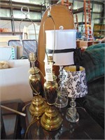 4 TABLE LAMPS