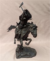 'Plains Warrior' Bronze Statue
