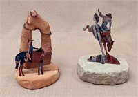 Lazart Cowboy Sculptures