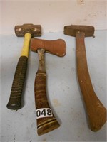 Hatchet, Small Sledge Hammer etc