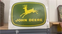 John Deere Metal sign 16’’x12.5’’