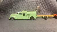 Hubley Bell Telephone metal truck and pole