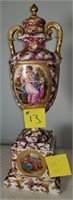 Antique Victorian Vase 26” tall-Carlsbad, Austria-