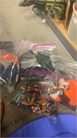 Lot of GI Joe accessories and misc action figures