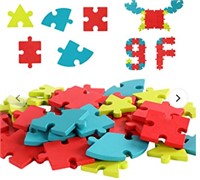 LiKee 40PCS Wooden Pattern Puzzle for toddlers