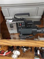 Zenith video camcorder with case