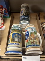 '85 '86 '87 OLD STYLE COLLECTORS STEIN LOT