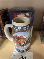 '95 BUDWEISER "LIGHTING THE WAY HOME" STEIN