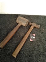 Antique hammer and ball ping hammer