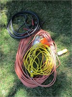 Drop Light, Cord and Jumper Cables