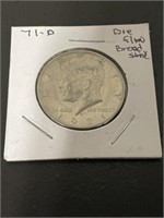 1971 D KENNEDY HALF DOLLAR