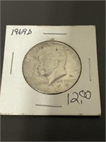 1969 D KENNEDY HALF DOLLAR