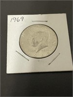 1969 KENNEDY HALF DOLLAR