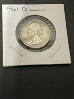 1961 D WASHINGTON QUARTER