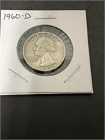 1960 D WASHINGTON QUARTER