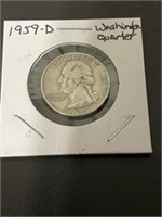 1959 D WASHINGTON QUARTER