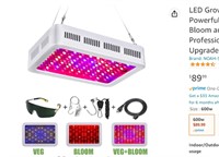 LED Grow Lights Full Spectrum Powerful Panel Plant