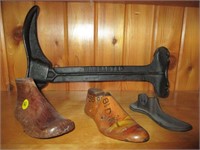 Cobbler's Post and Shoe Forms