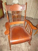 Early Oak Rocking Chair