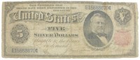 VG Series 1891 Silver Certificate $5