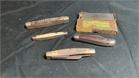 Knives and sharpening stone