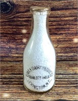 Vintage 1 quart Coble Dairy Milk Bottle