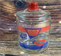 8" Tom’s Roasted Peanut Jar with lid