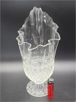 Vintage Fenton Stretch Clear Crystal Stretch Art