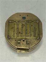 Antique Brass Military Brunton Compass