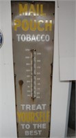 Very Rare Porcelain Mail Pouch Adv Thermometer