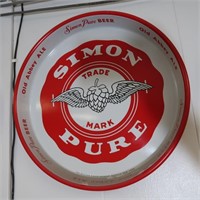 Vintage Simon Pure Beer Serving Tray 13"