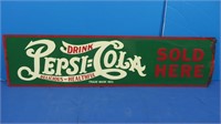 Metal Drink Pepsi Cola Sign
