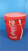 Cocal Cola Tin w/Lid-1983