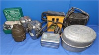 Lot of Vintage Miners Equipment incl/Lunch Box &