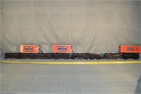 4 Lionel 027 Scale steam locomotives and 4 tenders
