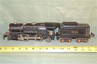 Lionel O Scale 259E 2-4-2 steam locomotive with te