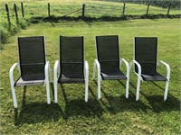 4 Stacking Patio Chairs