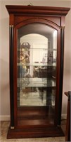 Lighted Glass-Front Display Case