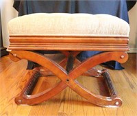 Neoclassical Curule Style Stool