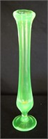 Uranium Glass Bud Vase