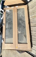 French Door w/casing 
Solid
 48x80