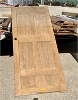 Interior - 6 panel solid oak door 
36x80