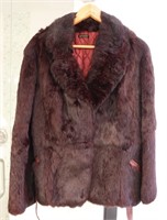 Auburn Brown Fur Coat