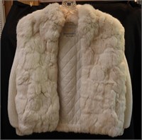 Princess Caravelle Fur 2 Way Vest & Jacket Sz 12