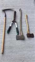 2-ax, 1 hand hedge trimmer, small hand sickle 4