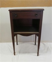 Side Table w/Drawer - wood 16" x 14" x H 28"